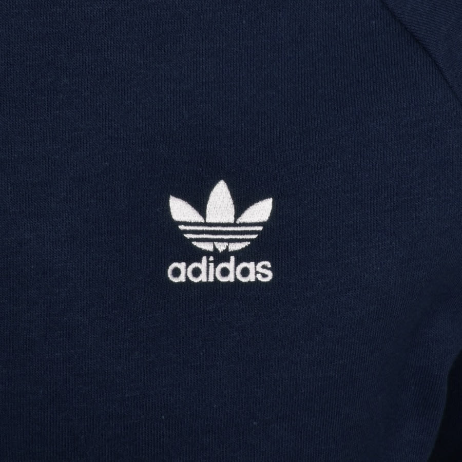 Alternative Image for Productadidas Originals Three Stripe Sweatshirt Navy3